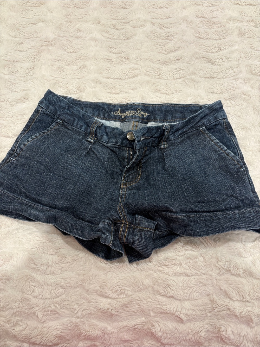 American Rag Women's Dark Blue Denim Jean Shorts